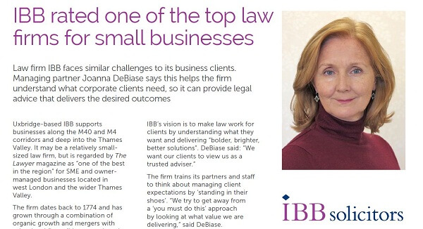 Small Business Experts - IBB Solicitors