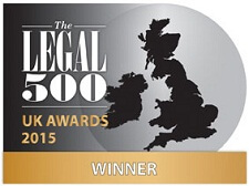  Real Estate Legal 500 Award 2015: Construction and Engineering