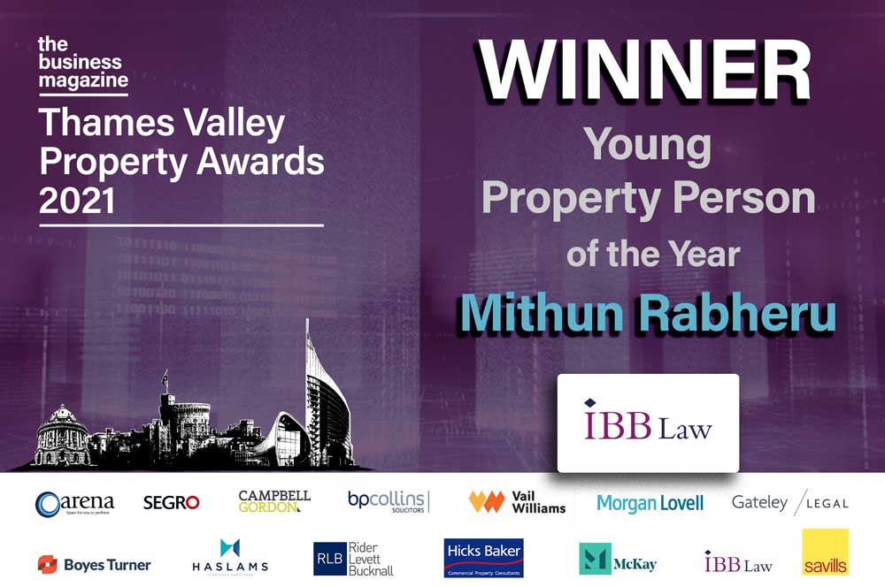 Mithun Rabheru Named Young Property Person of the Year