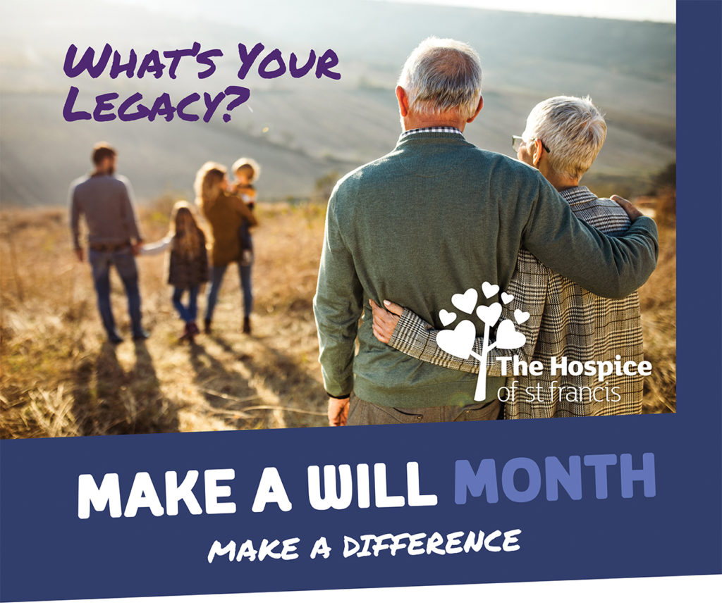 IBB Law Supports The Hospice of St Francis, Make A Will Month 2020.