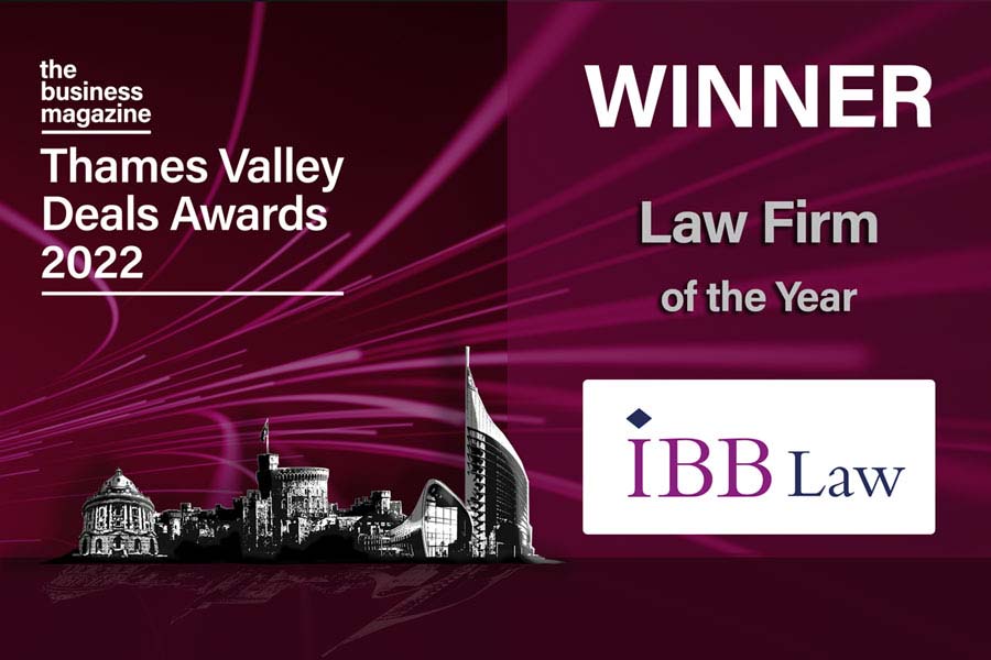 IBB Law LLP recognised at Thames Valley  Deal Awards